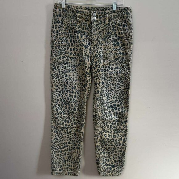 Anthro Pilcro and The Letterpress The Wanderer Relaxed Jeans Animal Print size29 - Picture 2 of 10